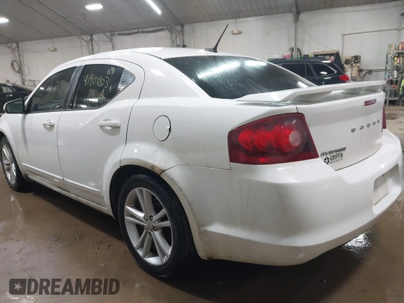 2011 Dodge Avenger Heat with VIN 1B3BD1FG1BN587601, listed as a IAAI auction lot 41901803 with 132,624 mi miles and . Bid and sale history available at DreamBid. Image 3.