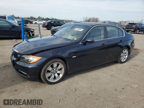 2008 BMW 3 Series 335xi with VIN WBAVD53568A010775, listed as a Copart auction lot 85166894 with 112,547 mi miles and Clean Title. Bid and sale history available at carsss.com. Image 1.