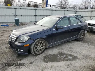 2013 Mercedes-Benz C 300 Sport with VIN WDDGF8AB4DR265099, listed as a Copart auction lot 45121485 with 121,111 mi miles and Salvage Title. Bid and sale history available at DreamBid. Image 1.