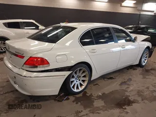 2003 BMW 7 Series 745Li with VIN WBAGN63463DR08268, listed as a IAAI auction lot 41355287 with 210,333 mi miles and . Bid and sale history available at DreamBid. Image 4.
