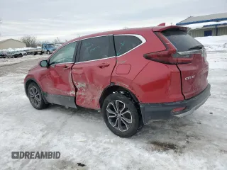 2021 Honda CR-V EX with VIN 2HKRW2H58MH619889, listed as a Copart auction lot 46990635 with 100,828 mi miles and Salvage Title. Bid and sale history available at carsss.com. Image 2.