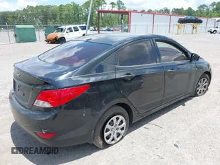 2013 Hyundai Accent GLS with VIN KMHCT4AE3DU459670, listed as a IAAI auction lot 39664548 with 155,591 mi miles. Bid and sale history available at carsss.com. Image 4.