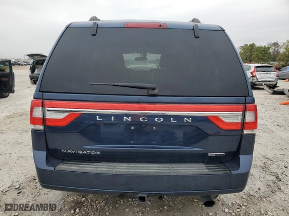 2016 Lincoln Navigator Select with VIN 5LMJJ2HT4GEL06104, listed as a Copart auction lot 45291395 with 185,604 mi miles and Salvage Title. Bid and sale history available at carsss.com. Image 6.