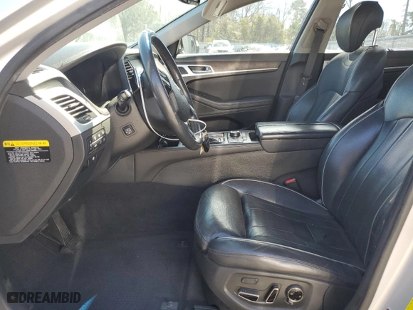 2015 Hyundai Genesis 5.0L with VIN KMHGN4JF7FU028076, listed as a Copart auction lot 48015085 with 144,021 mi miles and Salvage Title. Bid and sale history available at carsss.com. Image 7.