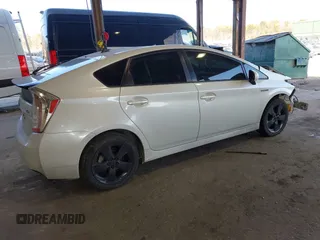 2013 Toyota Prius One with VIN JTDKN3DU7D1639372, listed as a IAAI auction lot 41351781 with 253,735 mi miles. Bid and sale history available at carsss.com. Image 4.