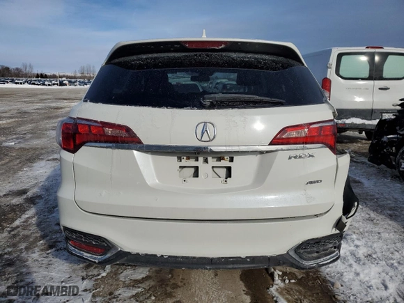 2016 Acura RDX Tech Pkg with VIN 5J8TB4H58GL805172, listed as a Copart auction lot 46157975 with 210,145 mi miles and Clean Title. Bid and sale history available at carsss.com. Image 6.