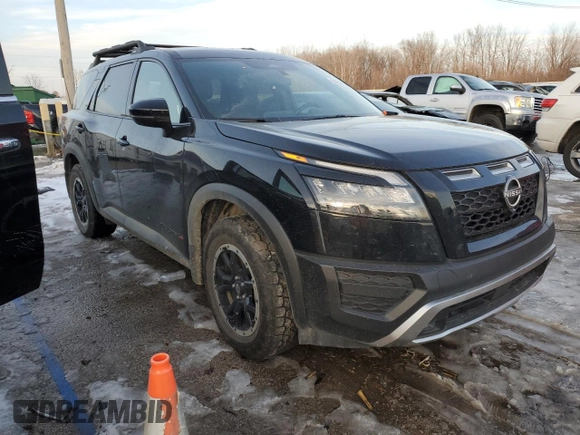2024 Nissan Pathfinder Rock Creek with VIN 5N1DR3BD0RC280115, listed as a Copart auction lot 88924395 with 18,467 mi miles and Salvage title. Bid and sale history available at DreamBid. Image 4.