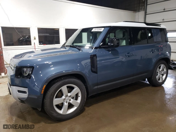 2024 Land Rover Defender S with VIN SALEJ7EX2R2279432, listed as a Copart auction lot 53970364 with 1,735 mi miles and Salvage Title. Bid and sale history available at carsss.com. Image 1.