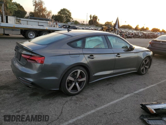 2023 Audi A5 Sportback S line Premium Plus with VIN WAUFACF55PA008172, listed as a Copart auction lot 71314052 with 1,821 mi miles. Bid and sale history available at carsss.com. Image 3.