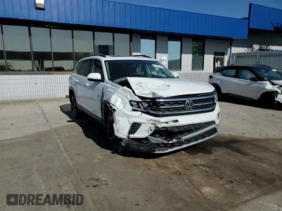 2022 Volkswagen Atlas SE with VIN 1V2KR2CA5NC547106, listed as a Copart auction lot 57410145 with 69,622 mi miles and Salvage title. Bid and sale history available at DreamBid. Image 14.