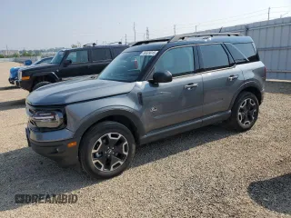 2024 Ford Bronco Sport Outer Banks with VIN 3FMCR9C65RRE21809, listed as a Copart auction lot 59329015 with 20,168 mi miles and Salvage title. Bid and sale history available at DreamBid. Image 1.