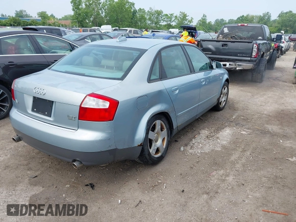 2004 Audi A4 1.8T z VIN WAULC68EX4A110705, wystawiony jako IAAI lot #42466648 z przebiegiem 163 799 mil mil oraz . Historia ofert i sprzedaży dostępna na DreamBid. Obrazek 4.