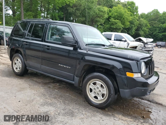 2017 Jeep Patriot Sport with VIN 1C4NJRBB1HD143808, listed as a Copart auction lot 58302235 with 136,123 mi miles and Salvage title. Bid and sale history available at DreamBid. Image 4.