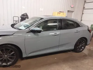 2020 Honda Civic Hatchback EX-L with VIN SHHFK7H86LU222442, listed as a IAAI auction lot 41499385 with 75,367 mi miles. Bid and sale history available at carsss.com. Image 14.