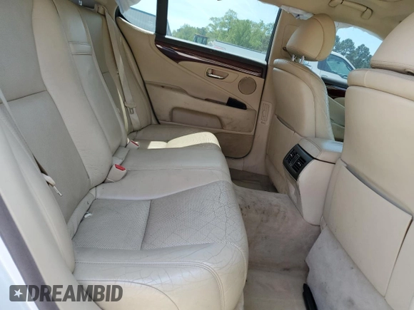 2010 Lexus LS 460 with VIN JTHBL5EF6A5099663, listed as a Copart auction lot 53441535 with Not provided miles and Salvage title. Bid and sale history available at DreamBid. Image 10.