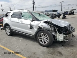 2017 Ford Explorer XLT with VIN 1FM5K7DH6HGC26647, listed as a Copart auction lot 56223115 with Not provided miles and Salvage title. Bid and sale history available at DreamBid. Image 4.