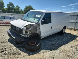 2011 Ford Econoline Cargo Commercial z VIN 1FTSE3EL8BDB11826, wystawiony jako Copart lot #62511405 z przebiegiem Nie podano mil oraz Szkoda całkowita • Salvage title. Historia ofert i sprzedaży dostępna na DreamBid. Obrazek 1.