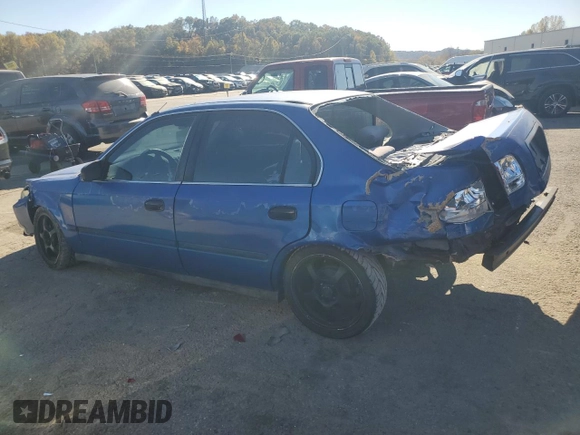 1996 Honda Civic LX with VIN 1HGEJ6575TL022947, listed as a Copart auction lot 77796524 with 271,234 mi miles and Non Repairable. Bid and sale history available at carsss.com. Image 2.