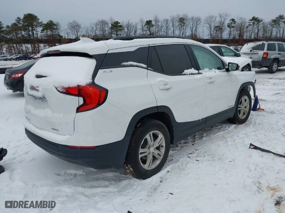 2020 GMC Terrain SLE with VIN 3GKALTEV7LL302611, listed as a IAAI auction lot 41353562 with 50,634 mi miles. Bid and sale history available at carsss.com. Image 4.