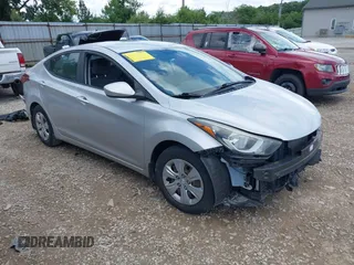2016 Hyundai Elantra SE with VIN KMHDH4AE1GU588680, listed as a IAAI auction lot 42549850 with 118,968 mi miles and . Bid and sale history available at DreamBid. Image 1.