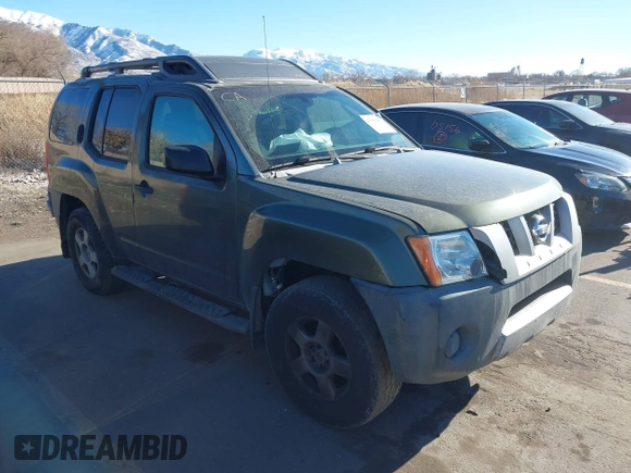 2005 Nissan Xterra SE с VIN 5N1AN08W05C606656, выставлен на аукционе IAAI как лот 41380486 с пробегом 211 340 миль миль и . История ставок и продаж доступна на DreamBid. Изображение 1.
