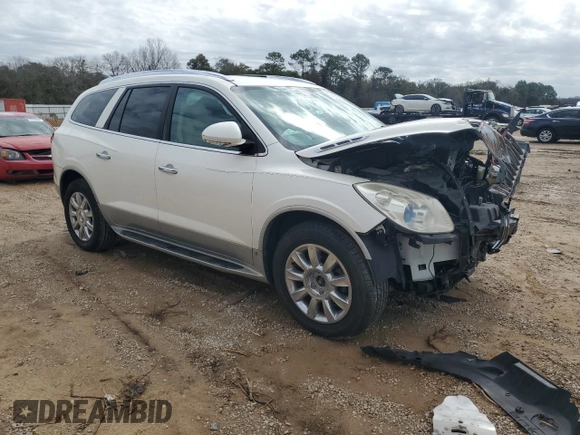 2011 Buick Enclave CXL-1 with VIN 5GAKRBED8BJ204694, listed as a Copart auction lot 44983885 with 143,460 mi miles and Salvage Title. Bid and sale history available at carsss.com. Image 4.