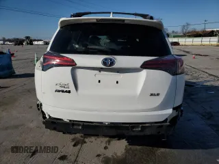 2018 Toyota RAV4 XLE with VIN JTMWFREV3JJ726836, listed as a Copart auction lot 50653545 with 108,223 mi miles and Salvage Title. Bid and sale history available at DreamBid. Image 6.