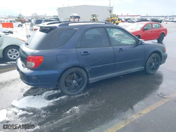 2002 Subaru Impreza Wagon WRX Sport with VIN JF1GG29652G814738, listed as a IAAI auction lot 41600045 with 208,127 mi miles. Bid and sale history available at carsss.com. Image 4.