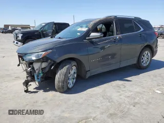 2018 Chevrolet Equinox LT with VIN 2GNAXJEV7J6239989, listed as a Copart auction lot 49865715 with 135,297 mi miles and Salvage Title. Bid and sale history available at carsss.com. Image 1.