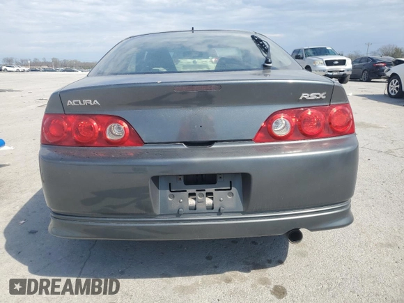 2006 Acura RSX with VIN JH4DC54826S011390, listed as a Copart auction lot 50814465 with 133,009 mi miles and Salvage Title. Bid and sale history available at carsss.com. Image 6.