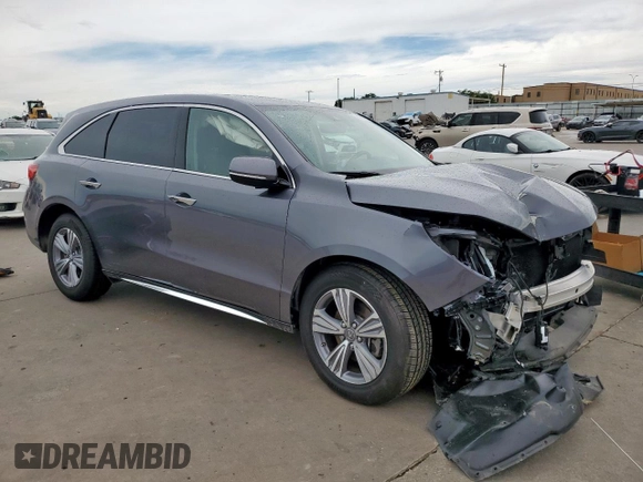 2020 Acura MDX with VIN 5J8YD3H34LL002393, listed as a Copart auction lot 60307305 with 46,559 mi miles and Salvage title. Bid and sale history available at DreamBid. Image 4.