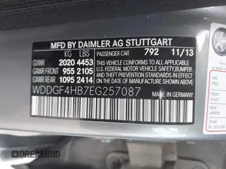 2014 Mercedes-Benz C 250 Sport with VIN WDDGF4HB7EG257087, listed as a IAAI auction lot 42169917 with 165,278 mi miles and . Bid and sale history available at DreamBid. Image 9.
