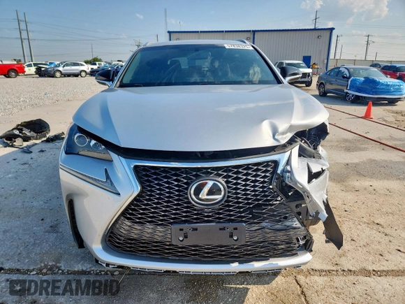 2017 Lexus NX 200t with VIN JTJYARBZXH2081618, listed as a Copart auction lot 57838325 with 96,172 mi miles and Salvage title. Bid and sale history available at DreamBid. Image 5.