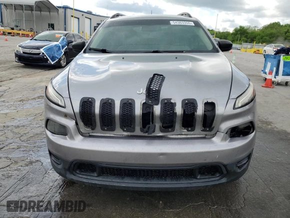 2016 Jeep Cherokee Sport with VIN 1C4PJLAB8GW222144, listed as a Copart auction lot 54363355 with 347,351 mi miles and Salvage Title. Bid and sale history available at carsss.com. Image 5.