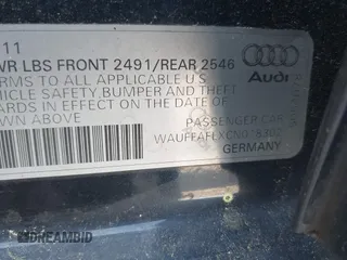 2012 Audi A4 2.0T Premium Plus with VIN WAUFFAFLXCN018302, listed as a IAAI auction lot 42012769 with 154,522 mi miles. Bid and sale history available at carsss.com. Image 9.