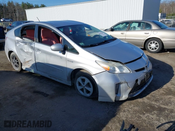 2013 Toyota Prius One with VIN JTDKN3DU8D5564853, listed as a IAAI auction lot 41973459 with 160,391 mi miles. Bid and sale history available at carsss.com. Image 1.