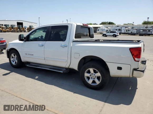2006 Nissan Titan SE z VIN 1N6AA07A06N535614, wystawiony jako Copart lot #59762005 z przebiegiem 130 296 mil mil oraz Szkoda całkowita • Salvage title. Historia ofert i sprzedaży dostępna na DreamBid. Obrazek 2.
