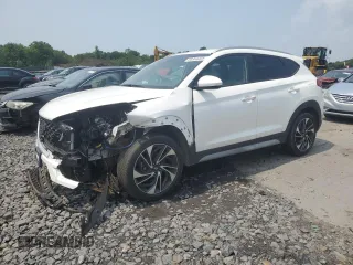 2021 Hyundai Tucson Ultimate with VIN KM8J3CALXMU366290, listed as a Copart auction lot 60364405 with 32,823 mi miles and Salvage title. Bid and sale history available at DreamBid. Image 1.