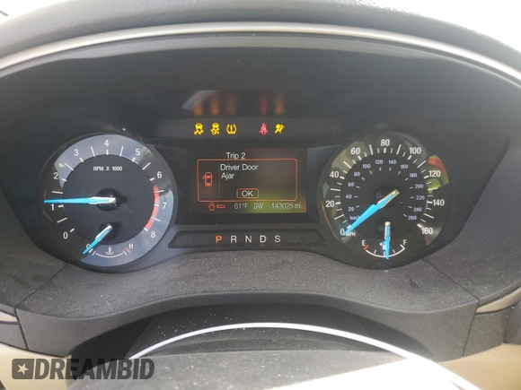 2015 Ford Fusion SE with VIN 3FA6P0H78FR171729, listed as a Copart auction lot 50004345 with 143,025 mi miles and Salvage Title. Bid and sale history available at DreamBid. Image 9.