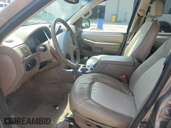 2005 Mercury Mountaineer Convenience z VIN 4M2ZU86W35UJ00268, wystawiony jako Copart lot #65780954 z przebiegiem 168 737 mil mil oraz Szkody całkowita. Historia ofert i sprzedaży dostępna na DreamBid. Obrazek 7.
