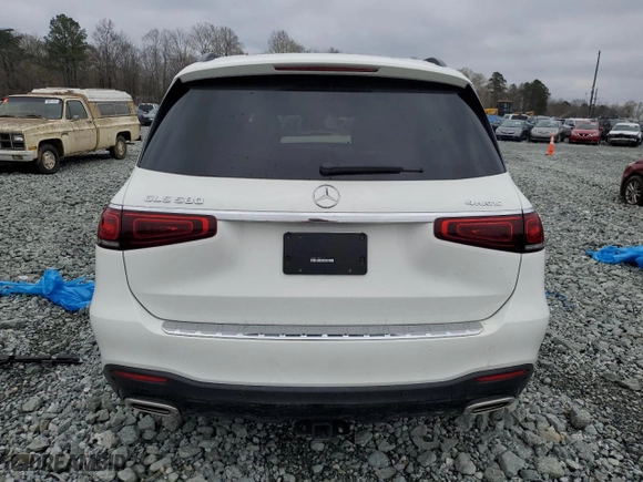 2023 Mercedes-Benz GLS with VIN 4JGFF8GE8PB030026, listed as a Copart auction lot 48858815 with 11,238 mi miles and Salvage Title. Bid and sale history available at carsss.com. Image 6.