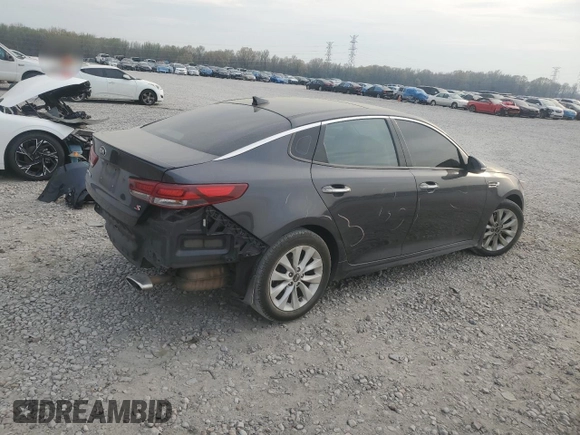 2018 Kia Optima LX with VIN 5XXGT4L34JG243460, listed as a Copart auction lot 49686945 with 136,404 mi miles and Salvage Title. Bid and sale history available at DreamBid. Image 3.