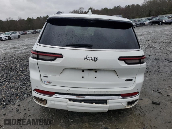 2021 Jeep Grand Cherokee Overland with VIN 1C4RJJDG5M8195683, listed as a Copart auction lot 48133075 with Not provided miles and Salvage title. Bid and sale history available at DreamBid. Image 6.