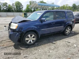 2013 Honda Pilot Touring with VIN 5FNYF3H90DB007852, listed as a Copart auction lot 59114275 with 201,041 mi miles and Salvage title. Bid and sale history available at DreamBid. Image 1.