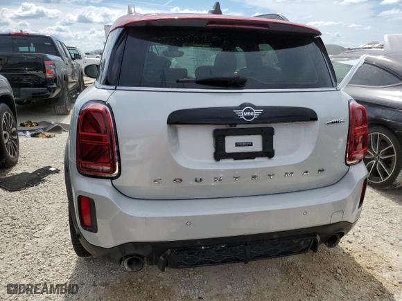 2022 MINI Countryman John Cooper Works with VIN WMZ33BS00N3N61043, listed as a Copart auction lot 74147764 with 0 mi miles and Non Repairable. Bid and sale history available at carsss.com. Image 6.