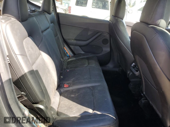 2020 Tesla Model Y Long Range with VIN 5YJYGDEEXLF017789, listed as a Copart auction lot 52705185 with 49,470 mi miles and Salvage Title. Bid and sale history available at DreamBid. Image 10.