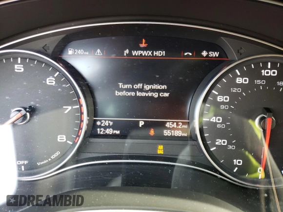 2016 Audi A6 2.0T Premium Plus with VIN WAUDFAFC3GN091590, listed as a Copart auction lot 71648572 with 55,189 mi miles. Bid and sale history available at carsss.com. Image 9.