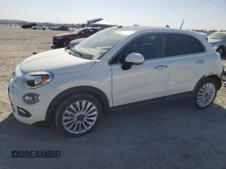 2016 FIAT 500X Lounge with VIN ZFBCFXDT2GP369018, listed as a Copart auction lot 53083195 with 33,226 mi miles and Salvage Title. Bid and sale history available at carsss.com. Image 1.