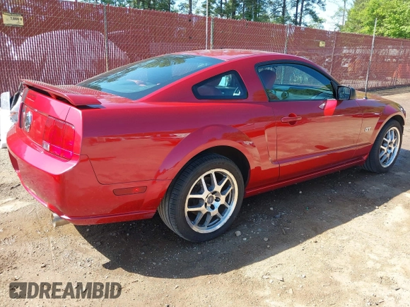 2005 Ford Mustang GT Deluxe with VIN 1ZVHT82H455106809, listed as a IAAI auction lot 42010527 with 76,049 mi miles and . Bid and sale history available at DreamBid. Image 4.