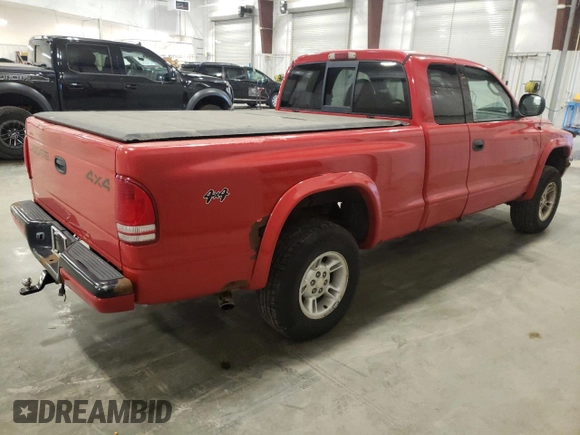1999 Dodge Dakota SLT with VIN 1B7GG22YXXS215599, listed as a Copart auction lot 54630655 with 141,255 mi miles and Clean Title. Bid and sale history available at DreamBid. Image 3.